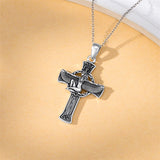 Sterling Silver Medusa Goddess Hand & Heart Ma’at Goddess Nefertiti Goddess Religious Pendant Necklace