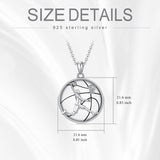 Hockey Basketball Baseball Soccer Football Necklace S925 Silver Sports Pendant Necklace Sports Jewelry Gifts for Men Women