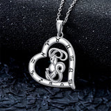 Sterling Silver Heart 12 Constellations Pendant Necklace