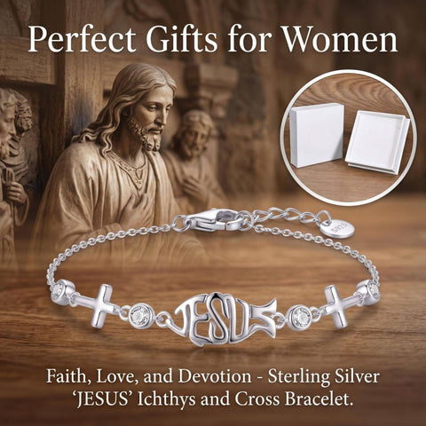 Sterling Silver Dragonfly Butterfly Cardinal Hummingbird Jesus Fish Lotus Daisy Sunflower Rose Faith Cross Bracelet