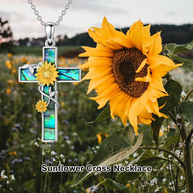Sterling Silver Cross Pendant Necklace Christian Religious Jewelry Gifts for Anniversary