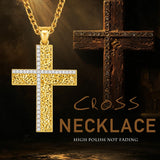 14K Gold  Plated Cross Necklace Simple Religious Jewelry Gift