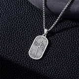 Sterling Silver Memento Mori Tree of Life Anubis Pendant Viking Amulet   Protection Pendant Necklace Egyptian Jewelry