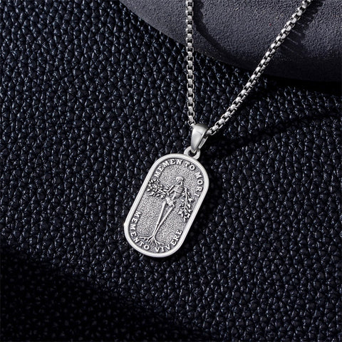 Sterling Silver Memento Mori Tree of Life Anubis Pendant Viking Amulet   Protection Pendant Necklace Egyptian Jewelry