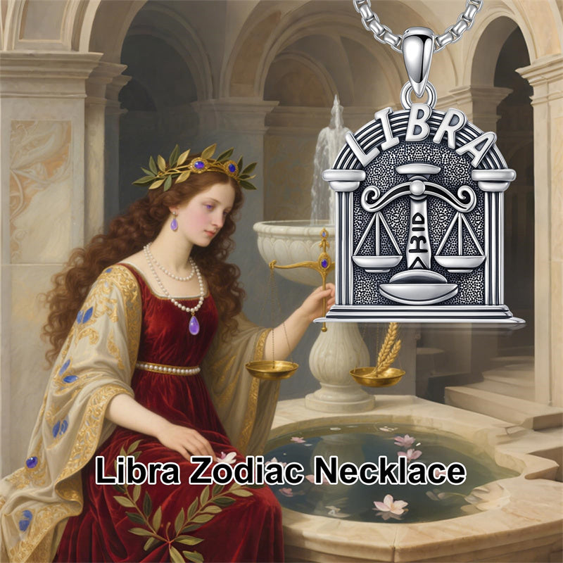 Sterling Silver Constellation Celestial Pendant Necklace