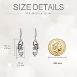 Sterling Silver Scortpion Drop Earrings