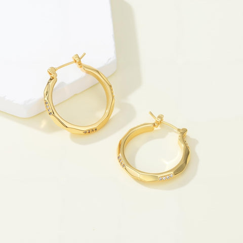 14K Gold Plated Trendy Elegant  Earring for Women