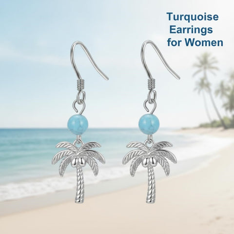 Sterling Silver Turquoise Owl Dragonfly Butterfly Hummingbird Dangle Earrings