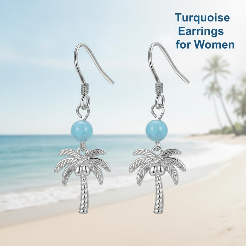 Sterling Silver Turquoise Owl Dragonfly Butterfly Hummingbird Dangle Earrings