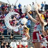 Sterling SIlver Runner Volleyball Tennis Basketball Soccer Inspirational Pendant  Necklace for Women