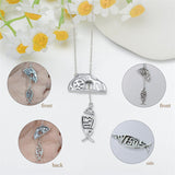 S925 Sterling Silver Amulet Necklace Empty Tomb Necklace Protection Pendant Jewelry Christmas Halloween Birthday Gifts for Men Women