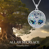 Sterling Silver Peace Sign Coexist Peace Symbol Pirate Tree of Life Thor's Hammer Wolf Raven Viking Series Necklace