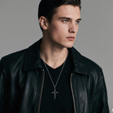14K Gold Plated Cross Pendant Necklace Protection Jewelry Religious Gift