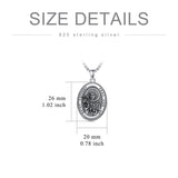 Sterling Silver Saint Joseph St Michael Saint Peter Saint Christopher Religious Pendant Necklace