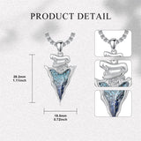 Sterling Silver Turquoise Celtic Knot Arrow Head Pendant Necklace