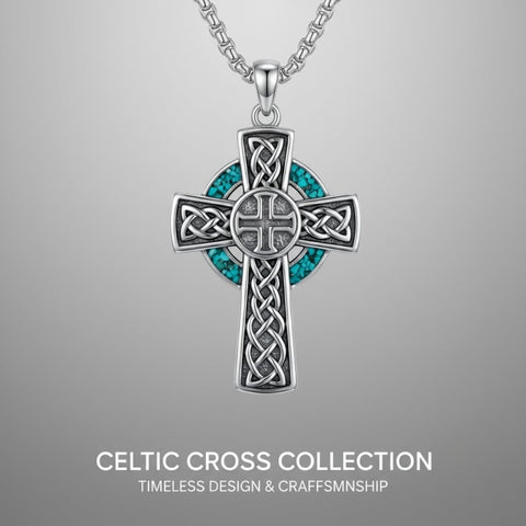 Sterling Silver Cross Pendant Necklace Christian Religious Jewelry Gifts for Anniversary