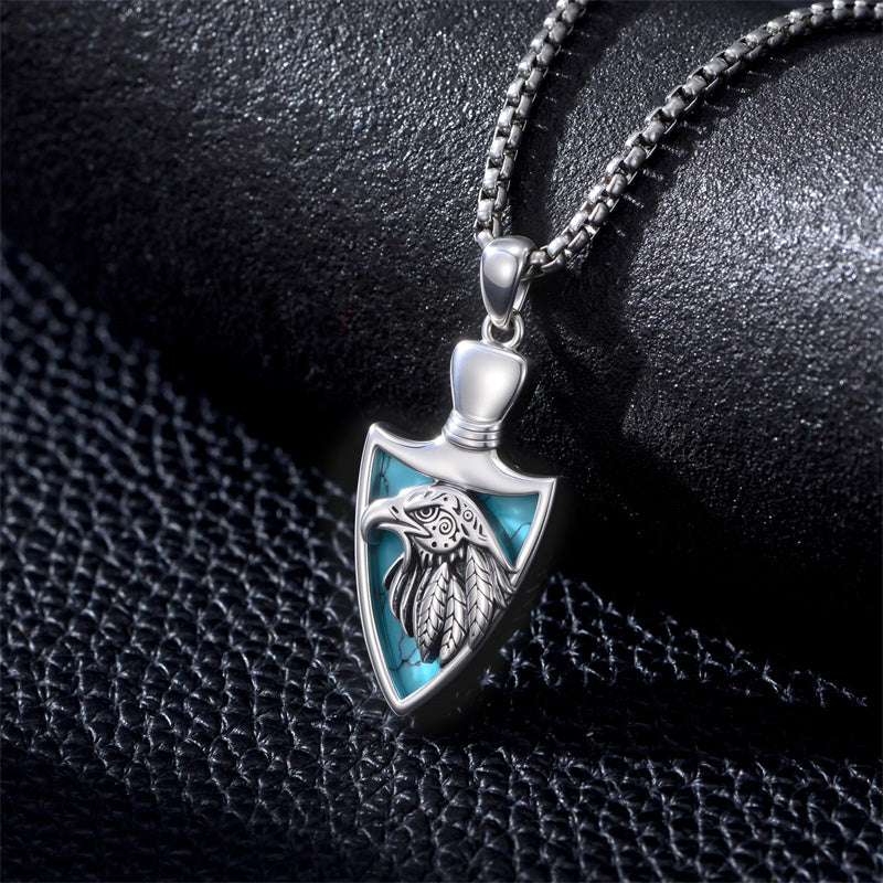 Sterling Silver Turquoise Kokopelli Arrowhead Cross Zia Roadrunner Zia Fox Arrowhead Eagle Pendant Necklace