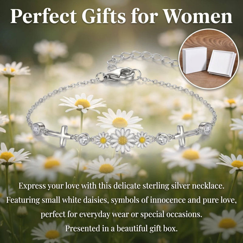 Sterling Silver Dragonfly Butterfly Cardinal Hummingbird Jesus Fish Lotus Daisy Sunflower Rose Faith Cross Bracelet