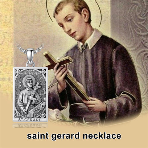 Sterling Silver Saint Anthony Saint Jude Saint Christopher   Saint Michael Amulet Religious Pendant Necklace