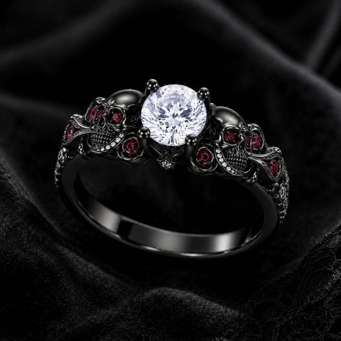 Sterling Silver 10K 14K 18K Gold Custom Engraved Moissanite Engagement Wedding Ring