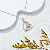 Sterling SIlver Runner Volleyball Tennis Basketball Soccer Inspirational Pendant  Necklace for Women