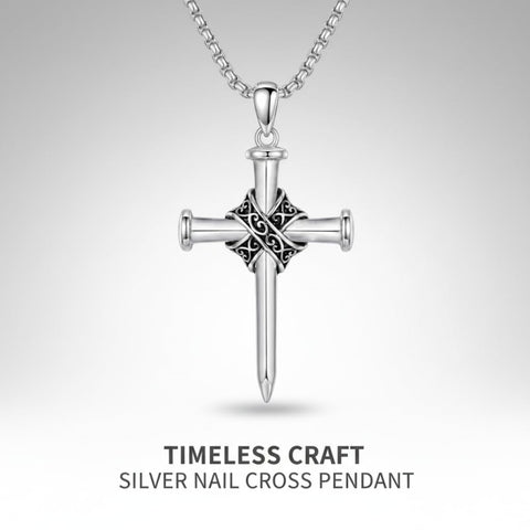 Sterling Silver Cross Pendant Necklace Christian Religious Jewelry Gifts for Anniversary