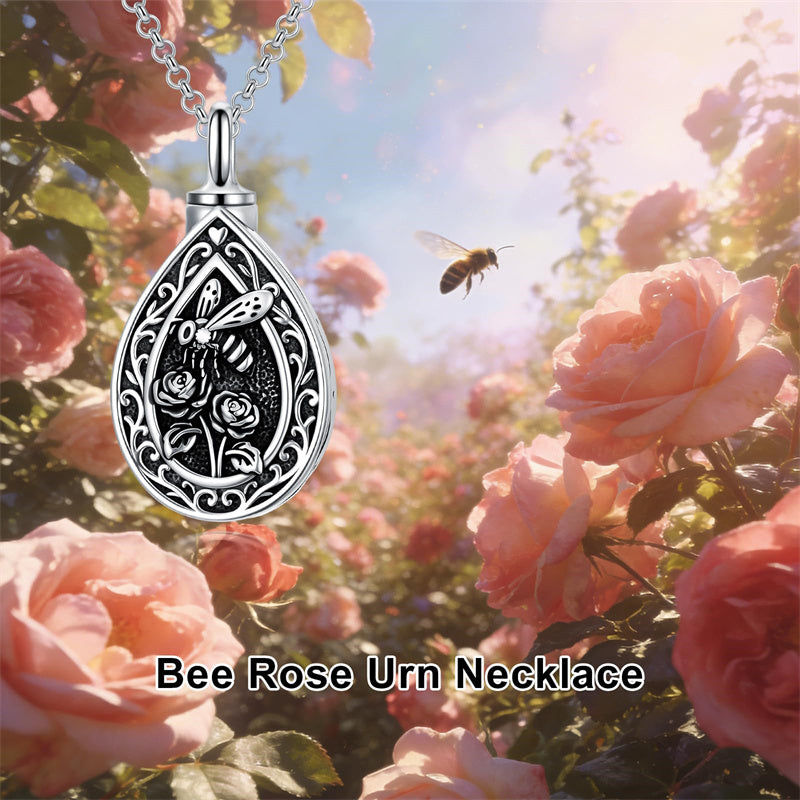 Sterling Silver Bumble Bee  Butterfly Cardinal Cross Dragonfly Hummingbird Paw Print Urn Necklace for Ashes