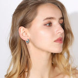 14K Gold Plated  Viking Hoop Earrings