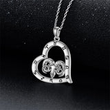 Sterling Silver Heart 12 Constellations Pendant Necklace