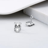 Cute Earrings Sterling Silver Animal Stud Earrings Cute Animal Jewelry Gifts for Women Girls