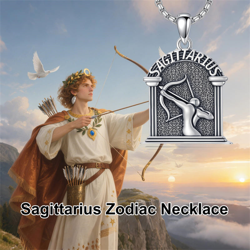 Sterling Silver Constellation Celestial Pendant Necklace