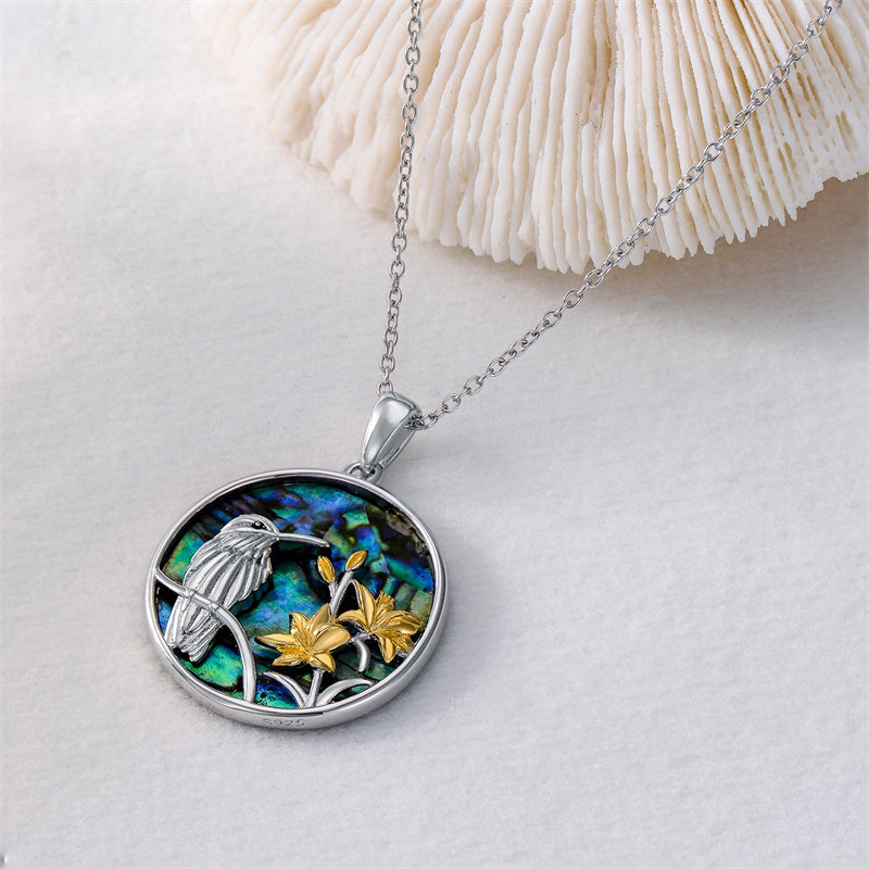 Sterling Silver PhoenixRaven Panda Hummingbird Sea Turtle Pendant Necklace Mother's Day Christmas Gifts