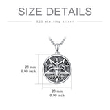 Sterling Silver St Michael St Benedict St Anthony St Jude Medal Pendant Necklace