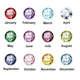 Sterling Silver Personalized  Birthstone Engraved Pattern High School College Class Ring Gift for Graduates