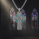 Sterling Silver Cross Pendant Necklace Christian Religious Jewelry Gifts for Anniversary