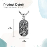 Sterling Silver Memento Mori Tree of Life Anubis Pendant Viking Amulet   Protection Pendant Necklace Egyptian Jewelry