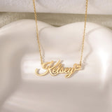 14K Gold Plated Custom Name  Pendant Necklace Gifts for Women