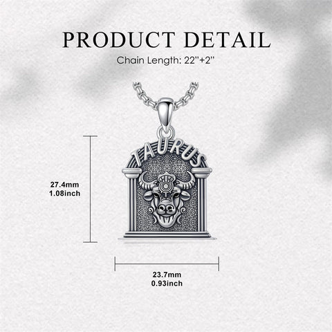 Sterling Silver Constellation Celestial Pendant Necklace