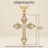 14K Gold Plated Cross Necklaces for Women Faith Jewelry for  Anniversary Christmas Birthday Mother's Day