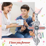 Sterling Silver Cross 100 Languages 12 Month Birthstone Birth Month Flower Pendant Necklace