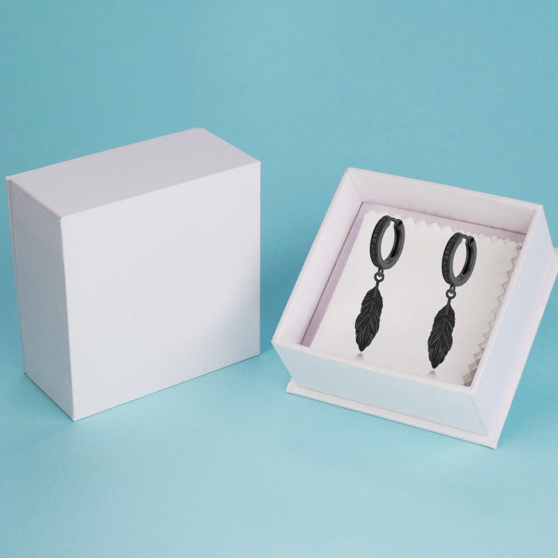 Sterling Silver Feather Arrow  Skull Spider Bat Scorpion Hoop Earrings Halloween Christmas Gift