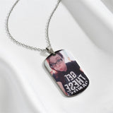 Stainless Steel Personalized Photo Dog Tag  Necklace