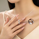 14K Gold Plated Personalized Photo Projection Necklace Christmas Birthday Valentine's Day Memorial Gift