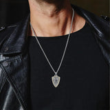 14K Gold Plated Masonic Cross Compass St Michael St Christopher Santa Muerte Star of David Pendant Necklace