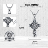 Sterling Silver Medusa Goddess Hand & Heart Ma’at Goddess Nefertiti Goddess Religious Pendant Necklace