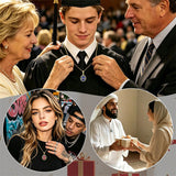 Copper Sterling Silver Personalized  Class Pendant Necklace, Graduation Gift for Graduate Nurse Teacher Friend