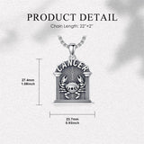 Sterling Silver Constellation Celestial Pendant Necklace