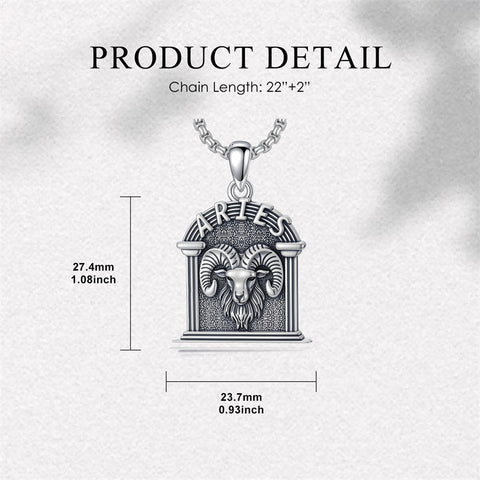 Sterling Silver Constellation Celestial Pendant Necklace