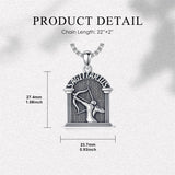 Sterling Silver Constellation Celestial Pendant Necklace