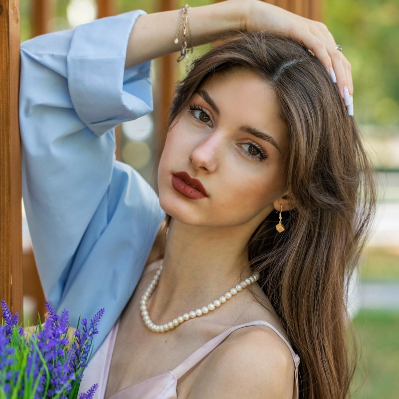14K Gold Plated Cube Design with French Hook Drop Earring for Women
